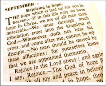 Rejoicing In Hope
